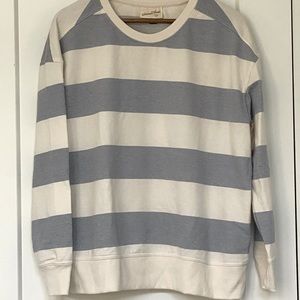 Cozy Universal Thread light blue and cream knit